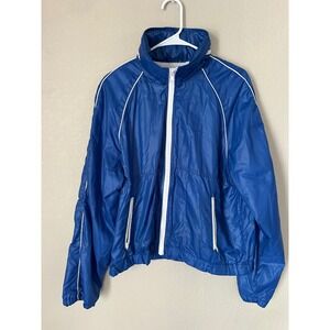 Vintage Set‎ Swellwear Tracksuit Blue White Stripes Jacket Pants Athletic Retro